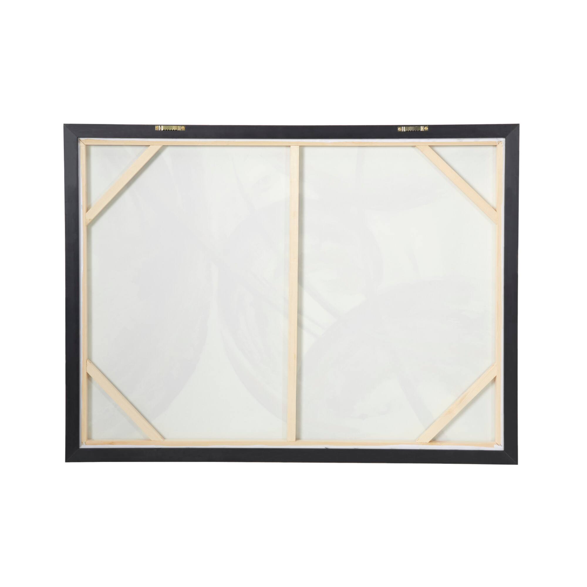 CosmoLiving by Cosmopolitan Gold Contemporary Abstract Canvas Wall Art